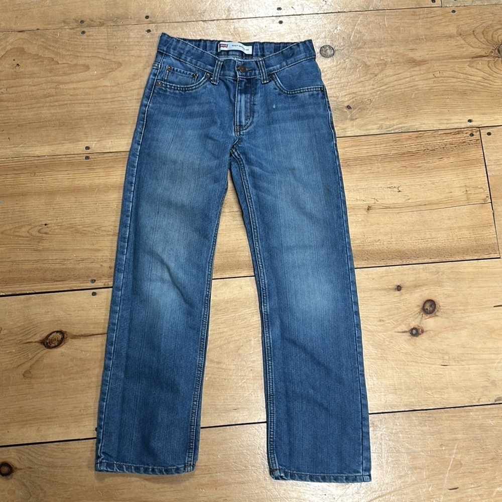 Levis 505 Regular Jeans, 12REG, W26" L26", straight leg, adjustable waist